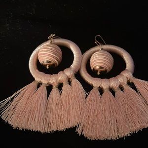 Pink earrings
